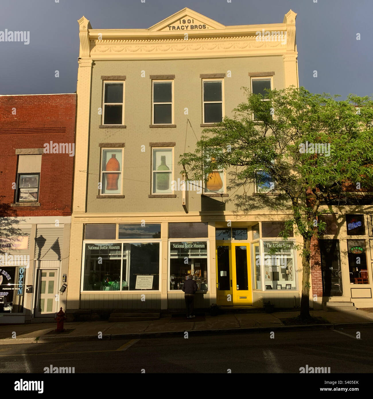 June, 2022, National Bottle Museum, Downtown Ballston Spa, Saratoga County, New York, United States - Smartphone Captured Stock Image