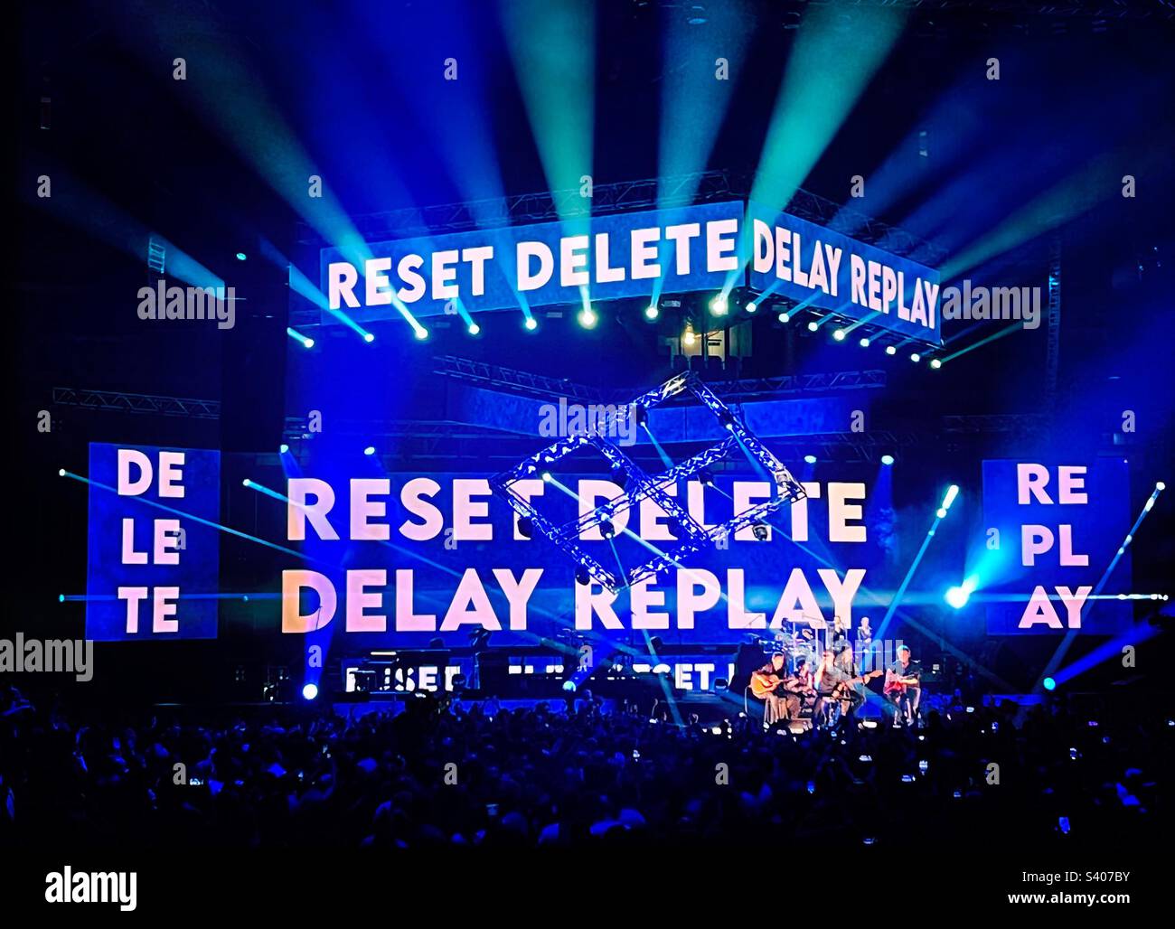 Rock concert - Smartphone Captured Stock Image