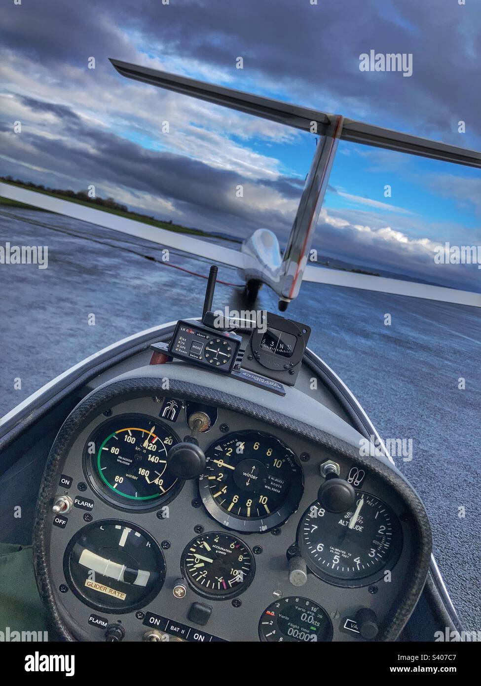 Air Cadets Viking gliders RAF Topcliffe North Yorkshire Stock Photo Alamy