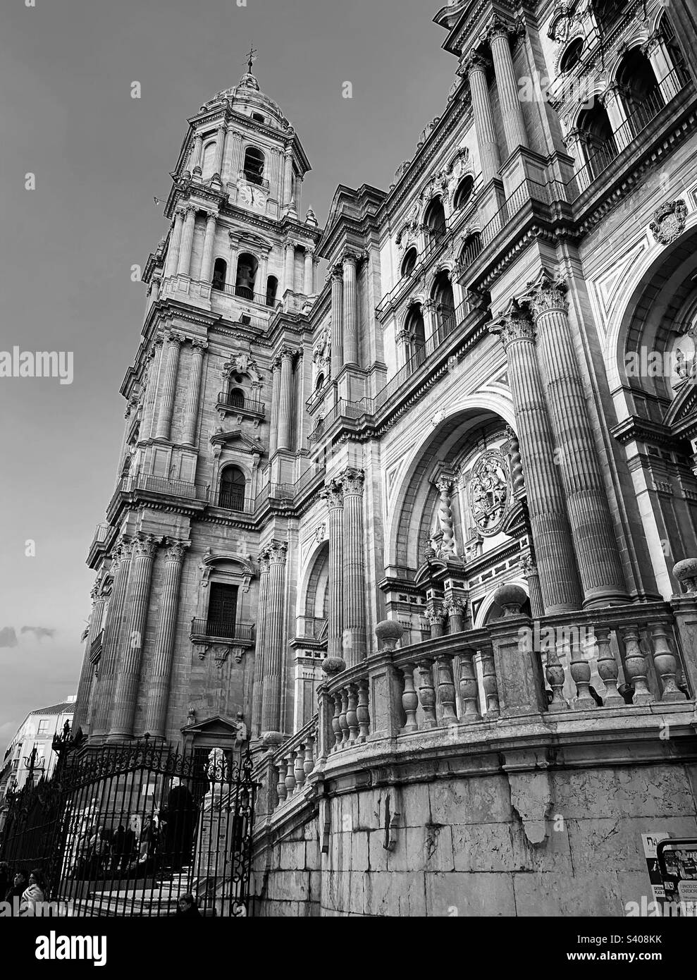 Malaga Cathedral Stock Photo