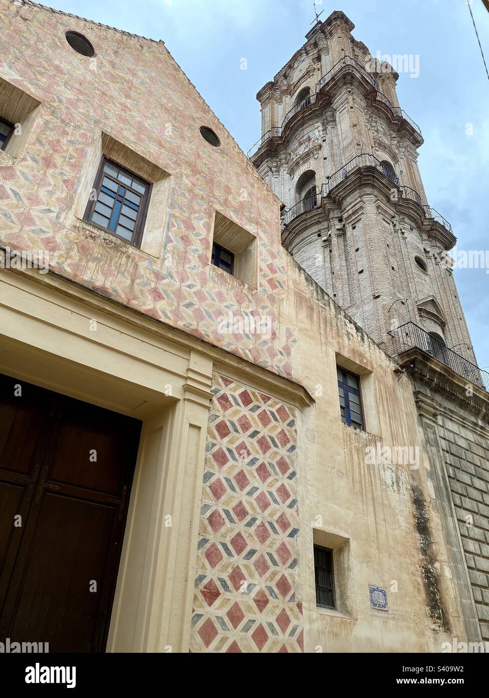 Iglesia de San Juan Bautista in Malaga old town Stock Photo