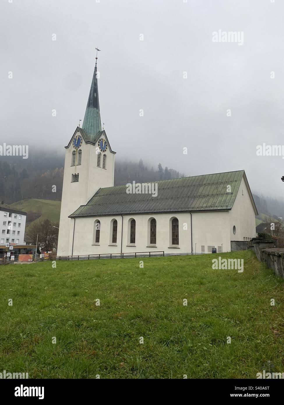 Church in Schwanden Stock Photo