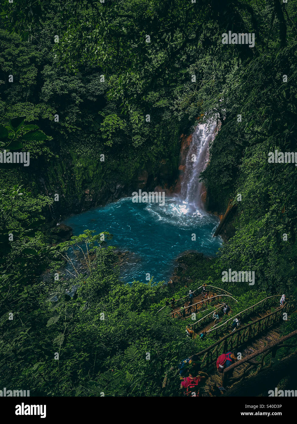 Costa Rica waterfall Stock Photo