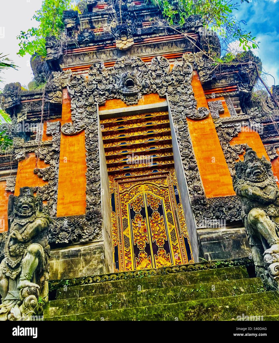 Doorway in Ubud Bali - Smartphone Captured Stock Image