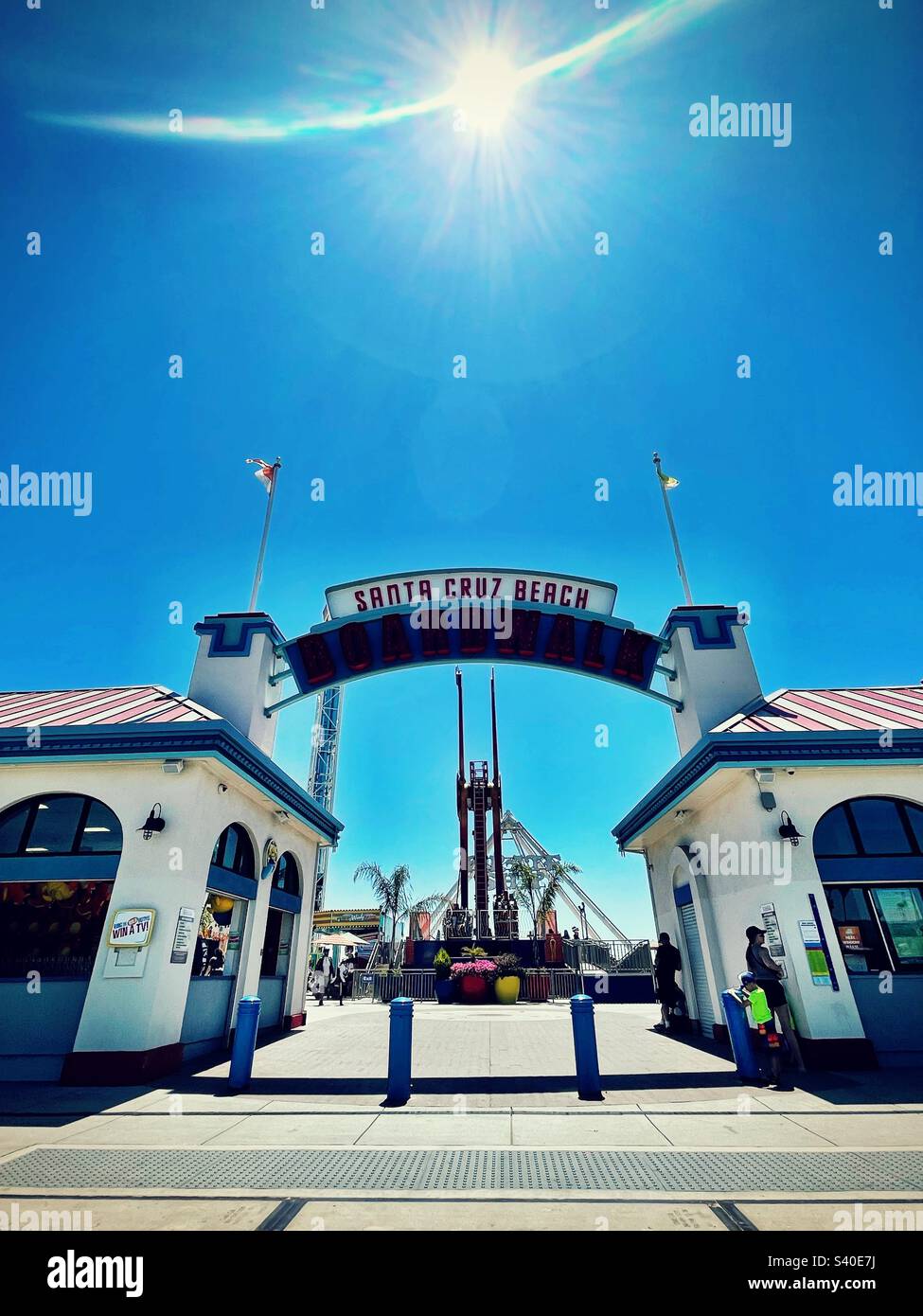 Santa Cruz Beach Boardwalk, Santa Cruz, California Stock Photo Alamy