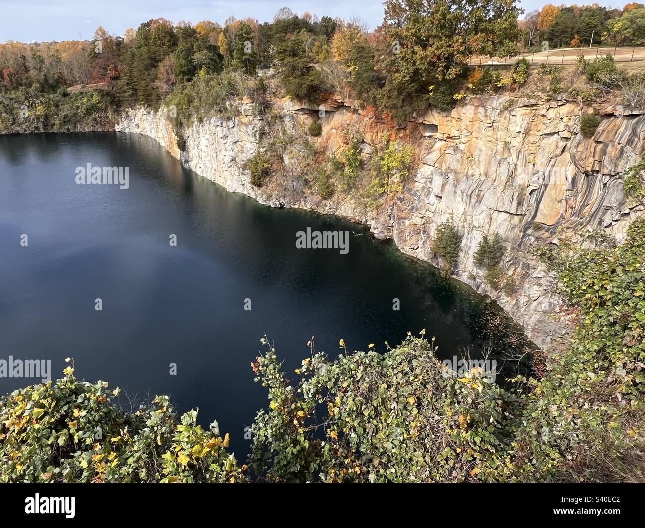Quarry Park lake Winston Salem, NC Stock Photo Alamy