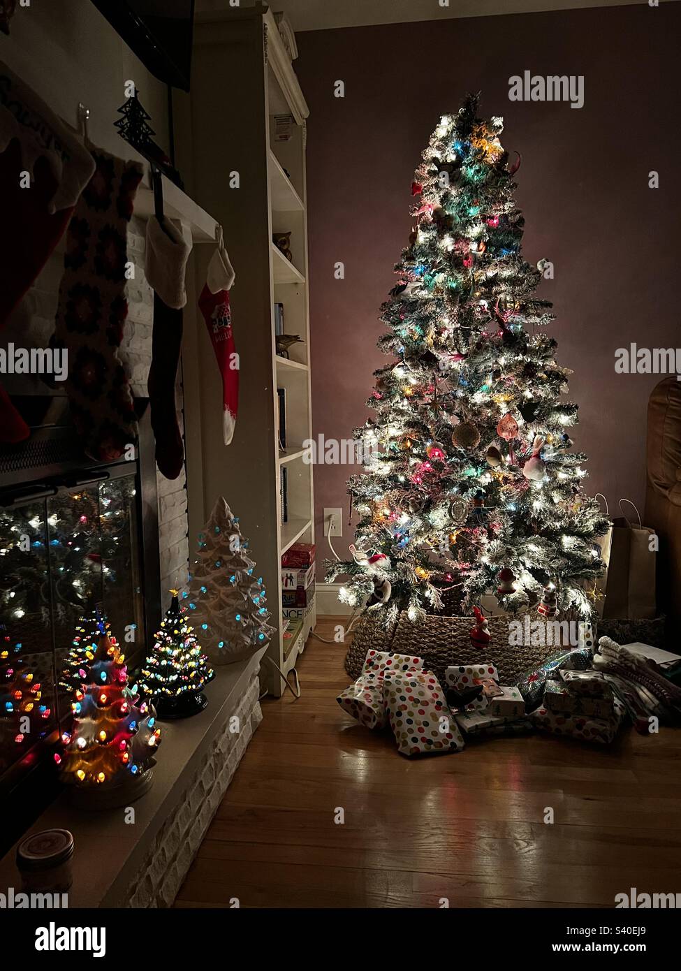 Christmas Tree With Presents Underneath 