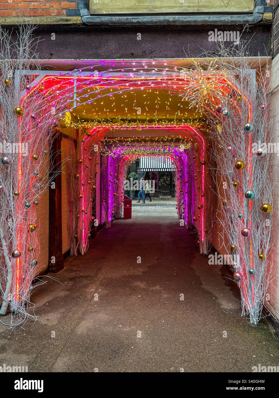 Neals Yard at Christmas, Covent Garden, London Stock Photo Alamy