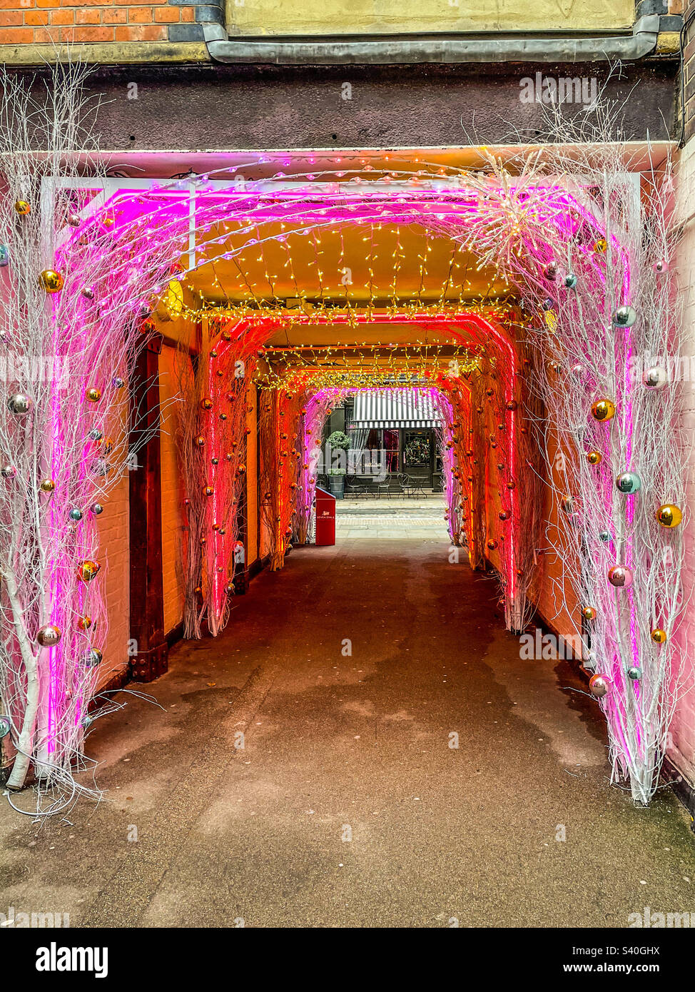 Neals Yard at Christmas, Covent Garden, London Stock Photo Alamy