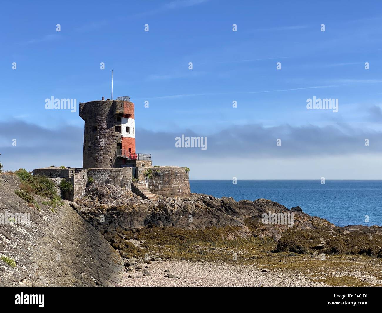 Archirondel tower in Jersey, Channel Islands Stock Photo Alamy
