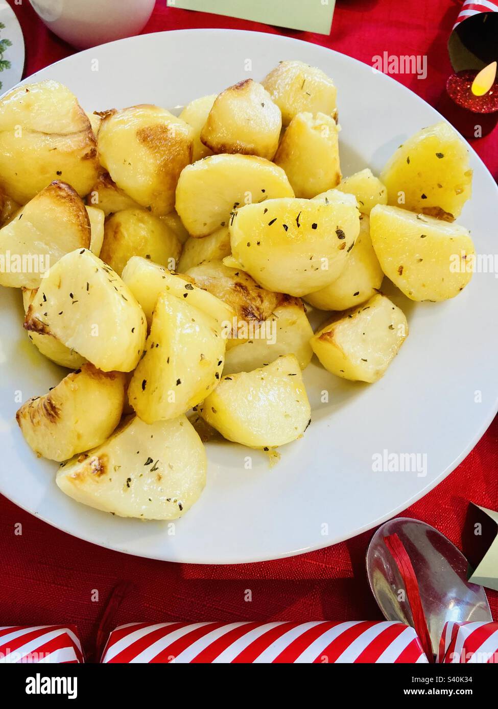 Christmas roast potatoes Stock Photo - Alamy