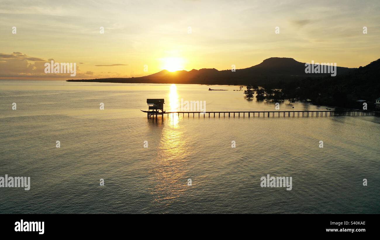 Sunrise in Lamitan, Basilan Stock Photo