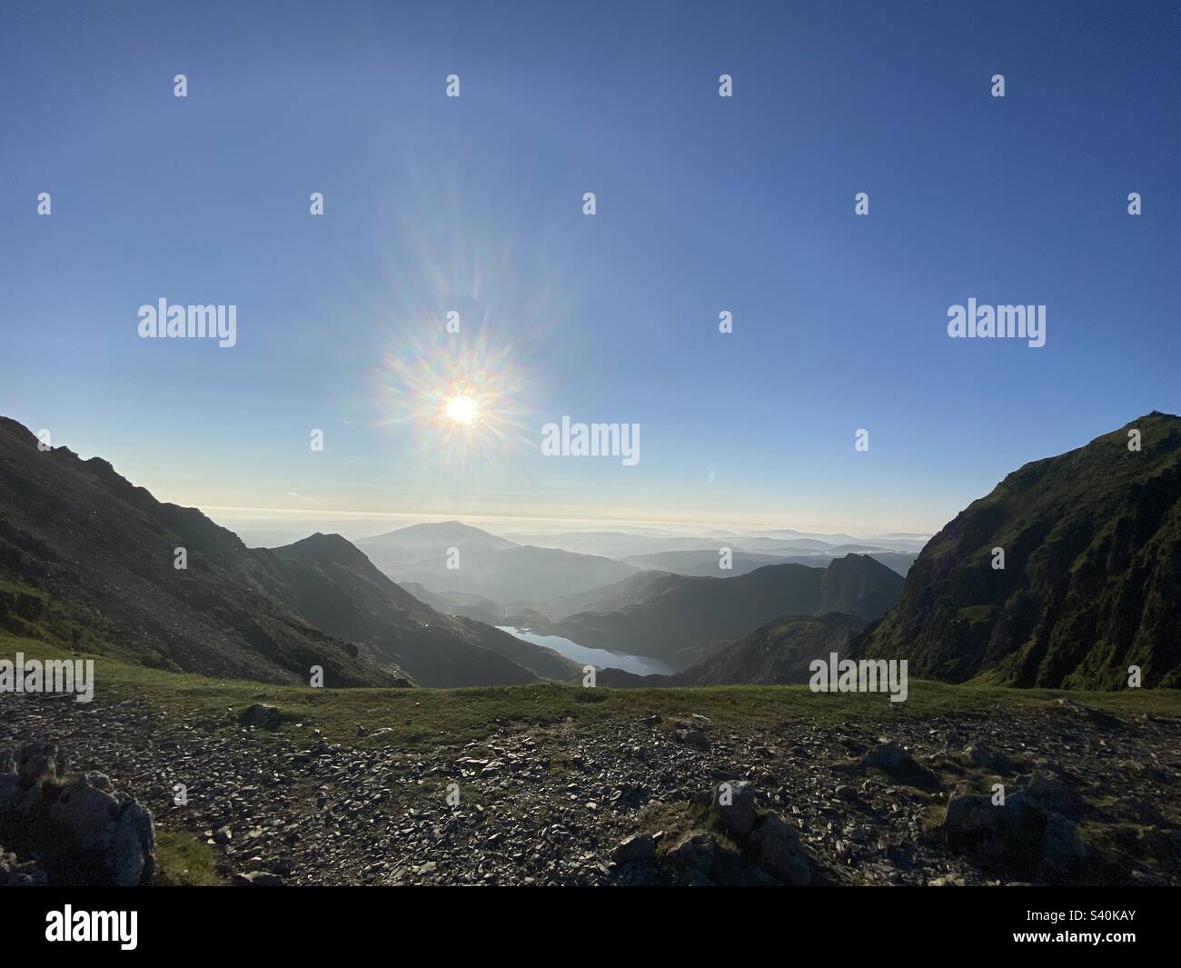 Summit of mount snowdon hi-res stock photography and images - Alamy