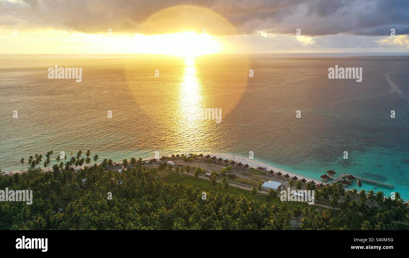 Dramatic sunset in Parang, Sulu Stock Photo - Alamy