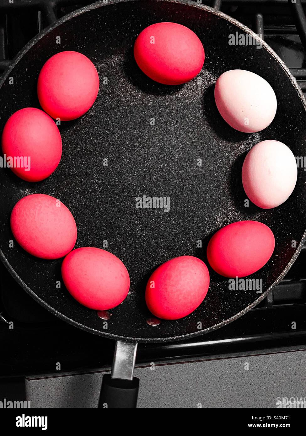 Pop Art Eggs - Smartphone Captured Stock Image