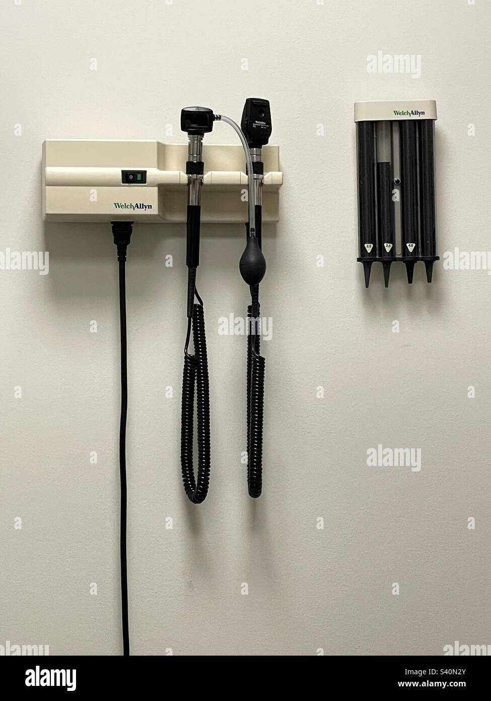 An examination room at a local medical clinic in Utah, USA. Stock Photo