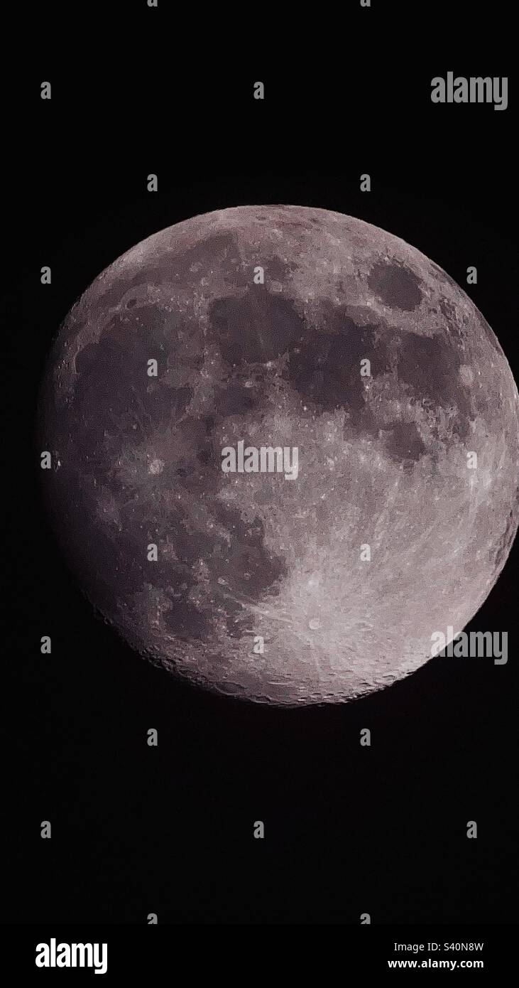 Waxing Gibbous Moon 95pct illumination. Image taken using my Meade
