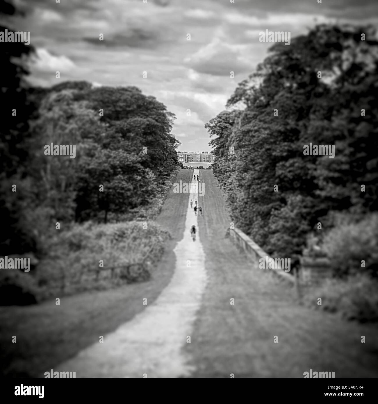 Walk to Temple Newsam Stock Photo Alamy