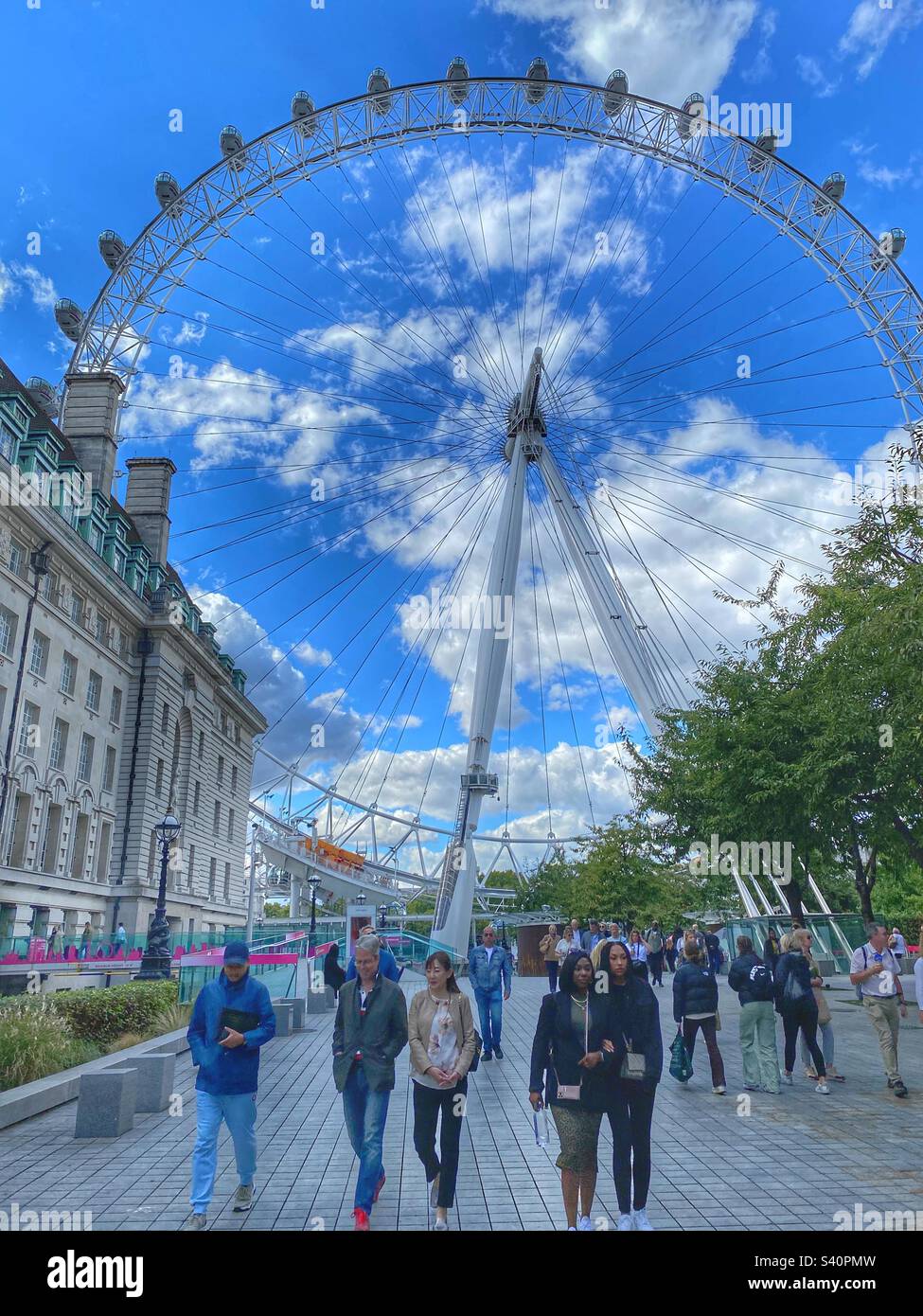 London eye - Smartphone Captured Stock Image
