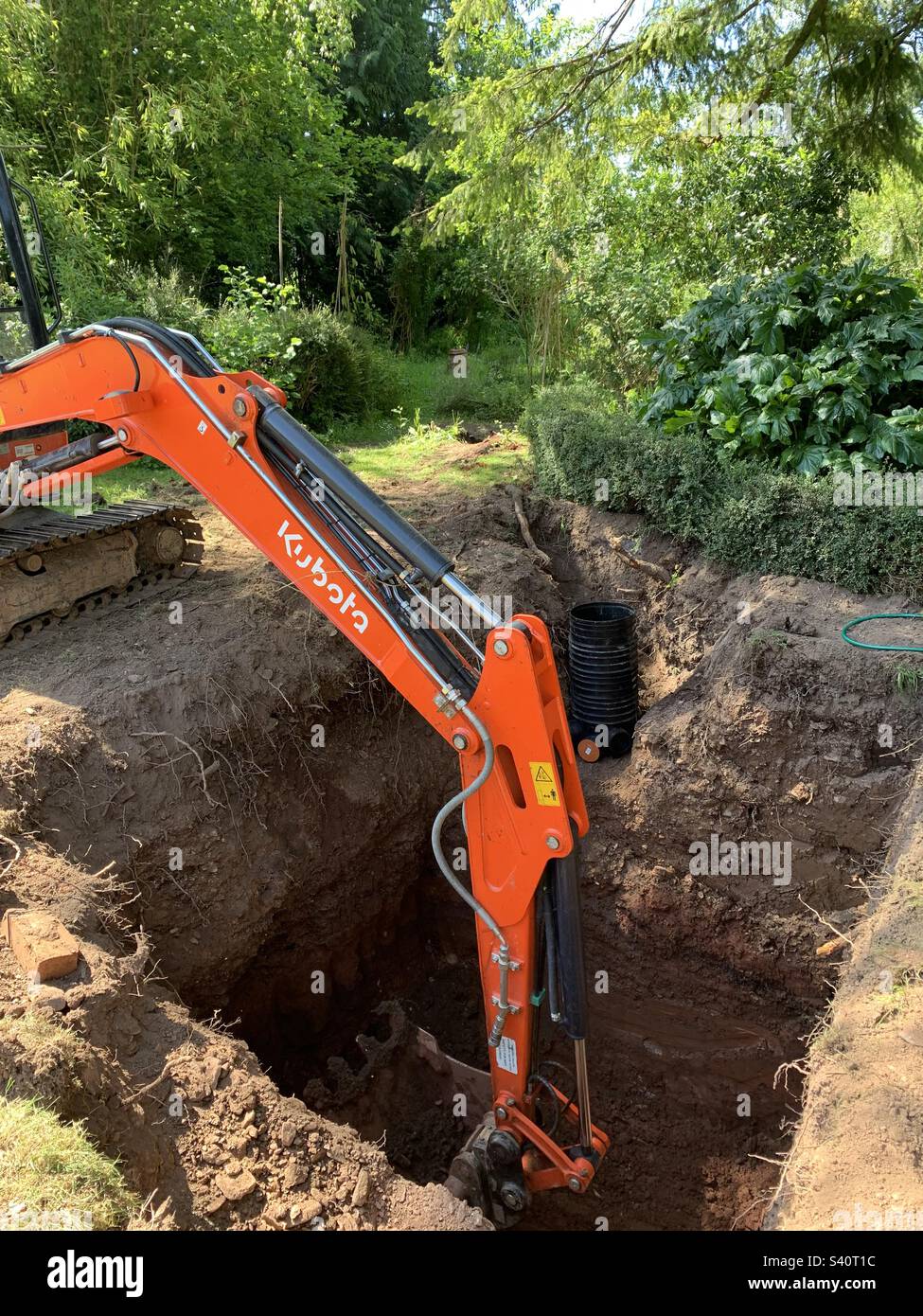 Excavator digger soil clay hi-res stock photography and images - Alamy