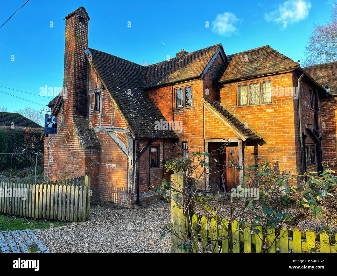 A Grade II listed house named “Lords and Ladies” built in the 17th