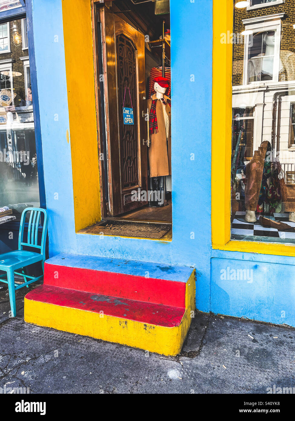 Notting Hill, London - Smartphone Captured Stock Image