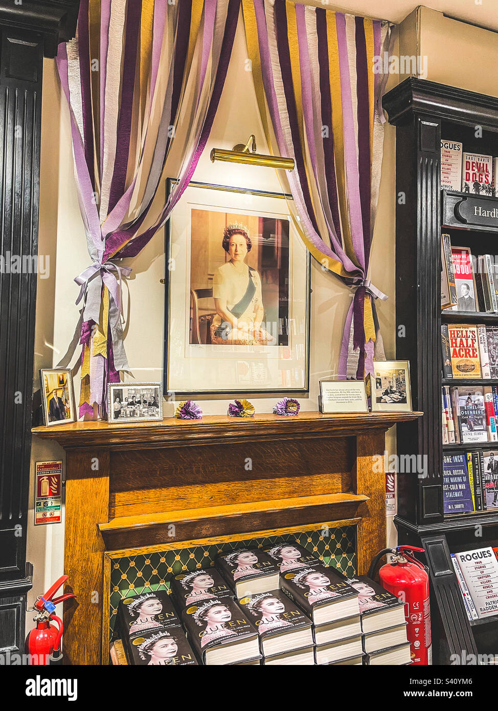 Hatchard’s book shop, London - Smartphone Captured Stock Image