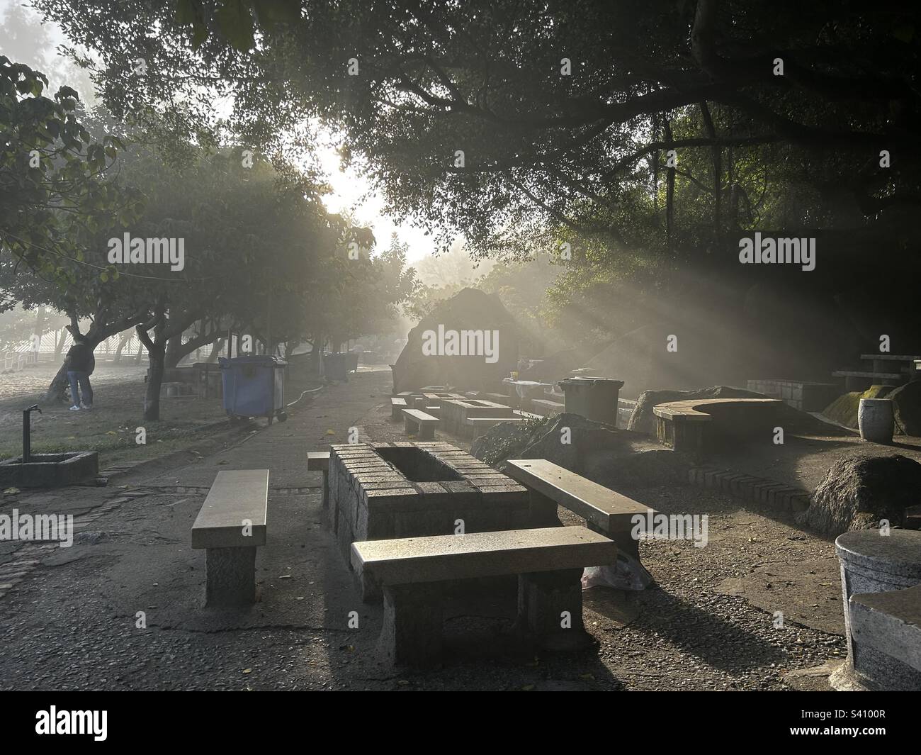 Fog coming in Stock Photo - Alamy