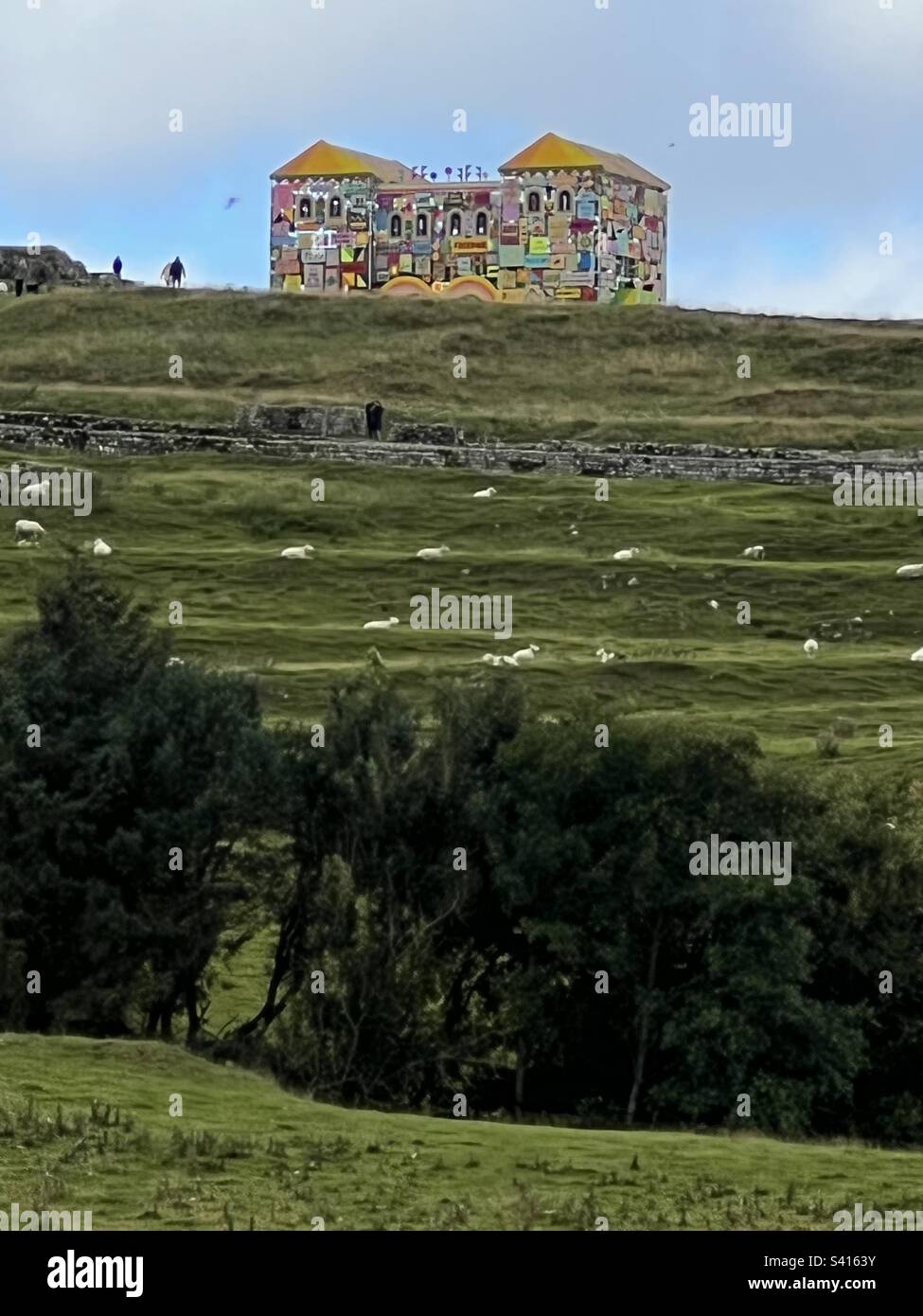 Housestead Hadrian’s Wall castle Stock Photo Alamy