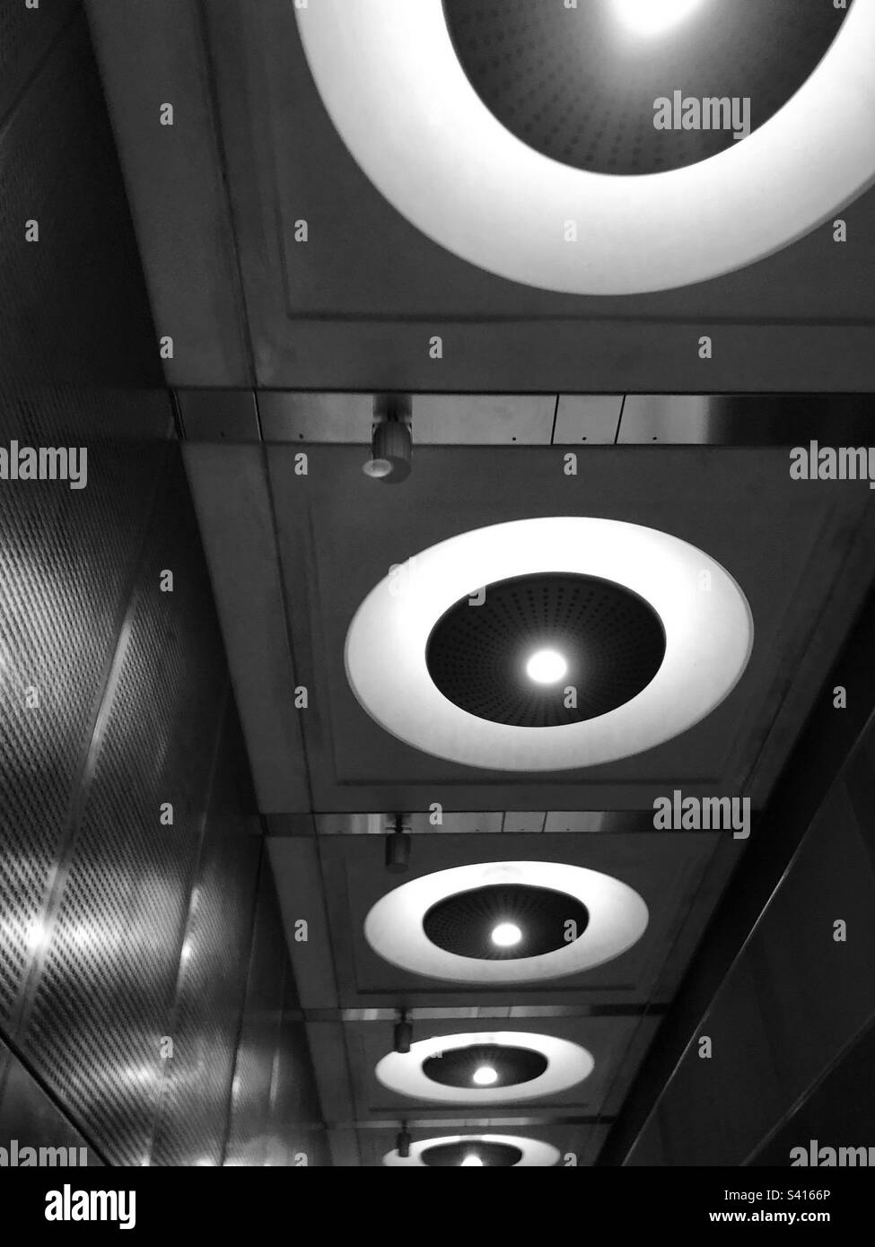 London Underground abstract view Stock Photo Alamy