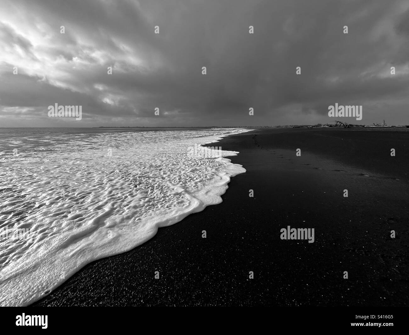 Clams beach washington Black and White Stock Photos & Images - Alamy