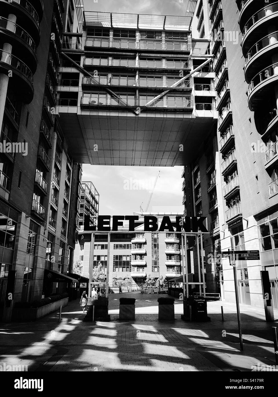 Spinningfields, Manchester - Smartphone Captured Stock Image