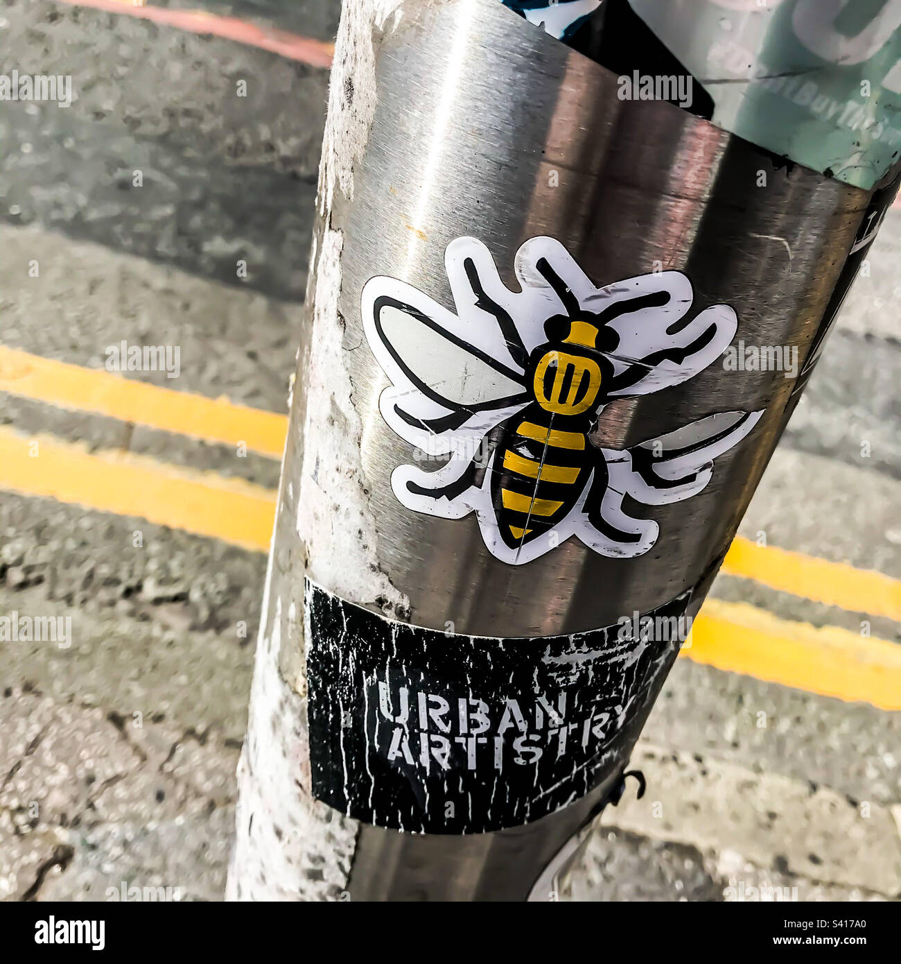 Manchester bee Stock Photo