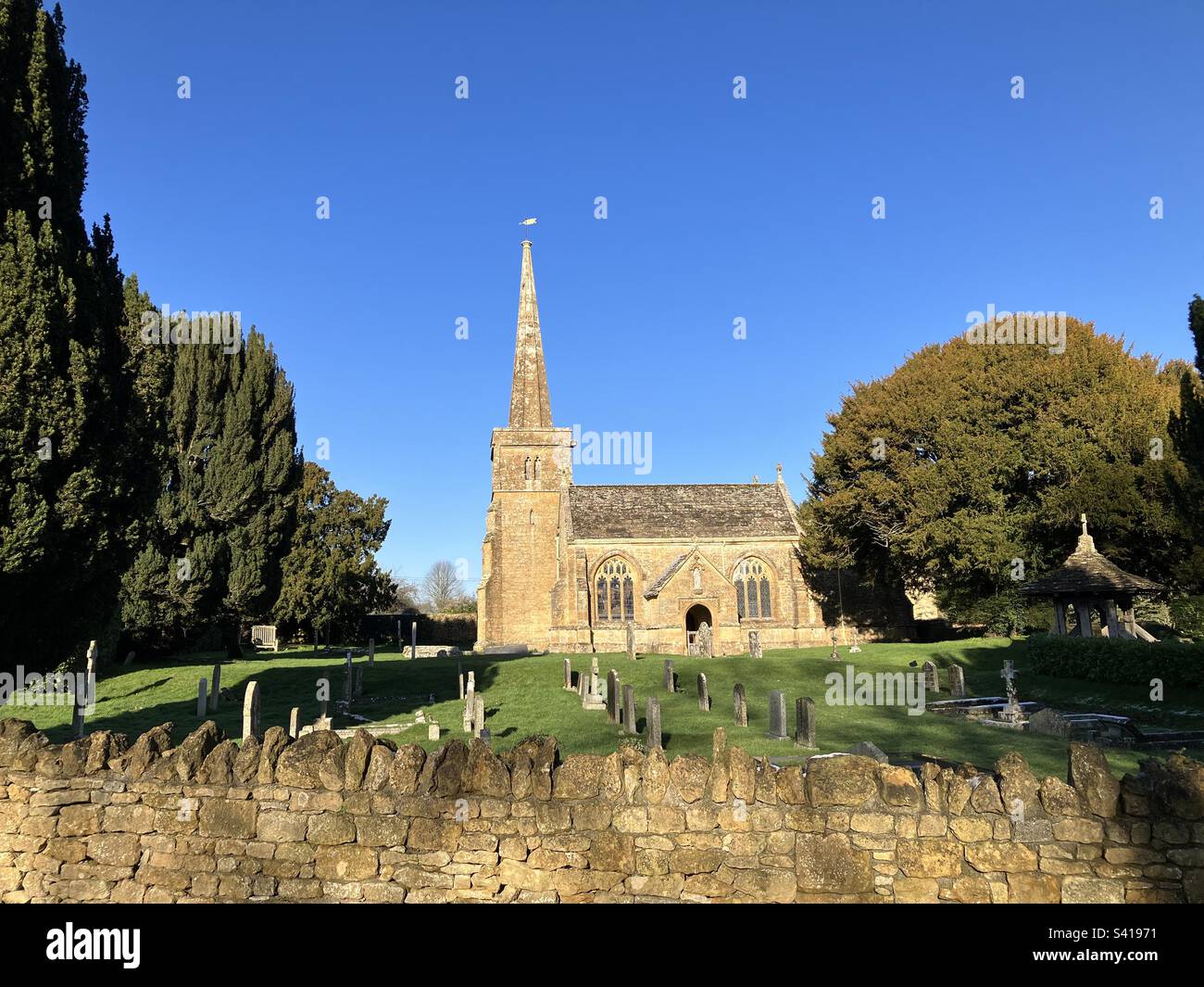 Church of St Mary, Compton Pauncefoot, Somerset, England. 15th Century Anglican Church, a Grade 2 listed building. Stock Photo