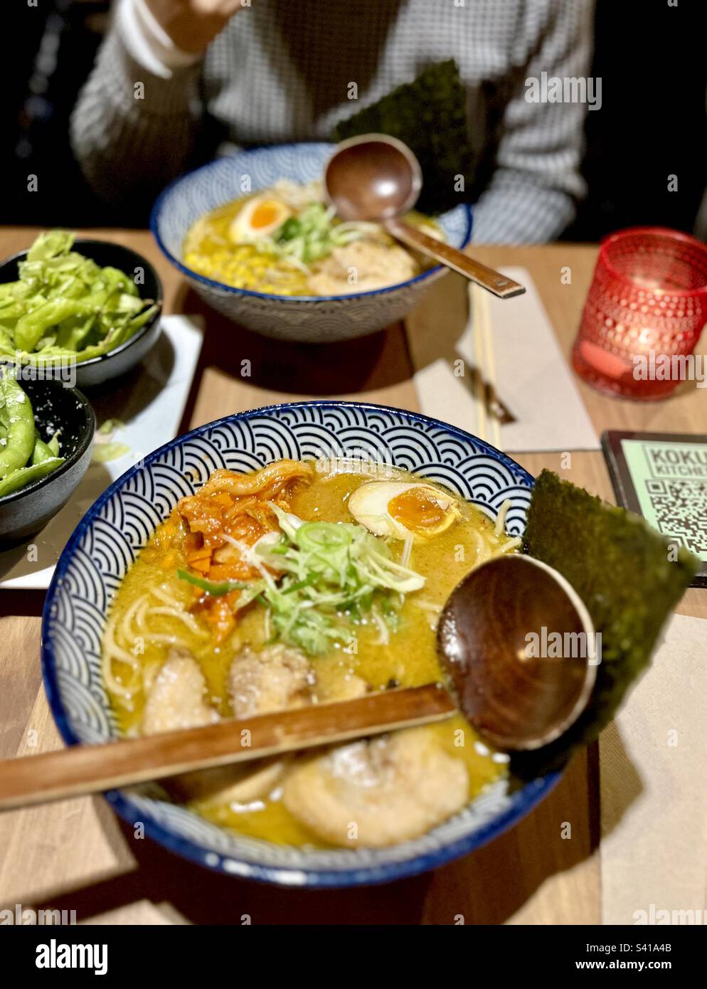 Ramen night - Smartphone Captured Stock Image