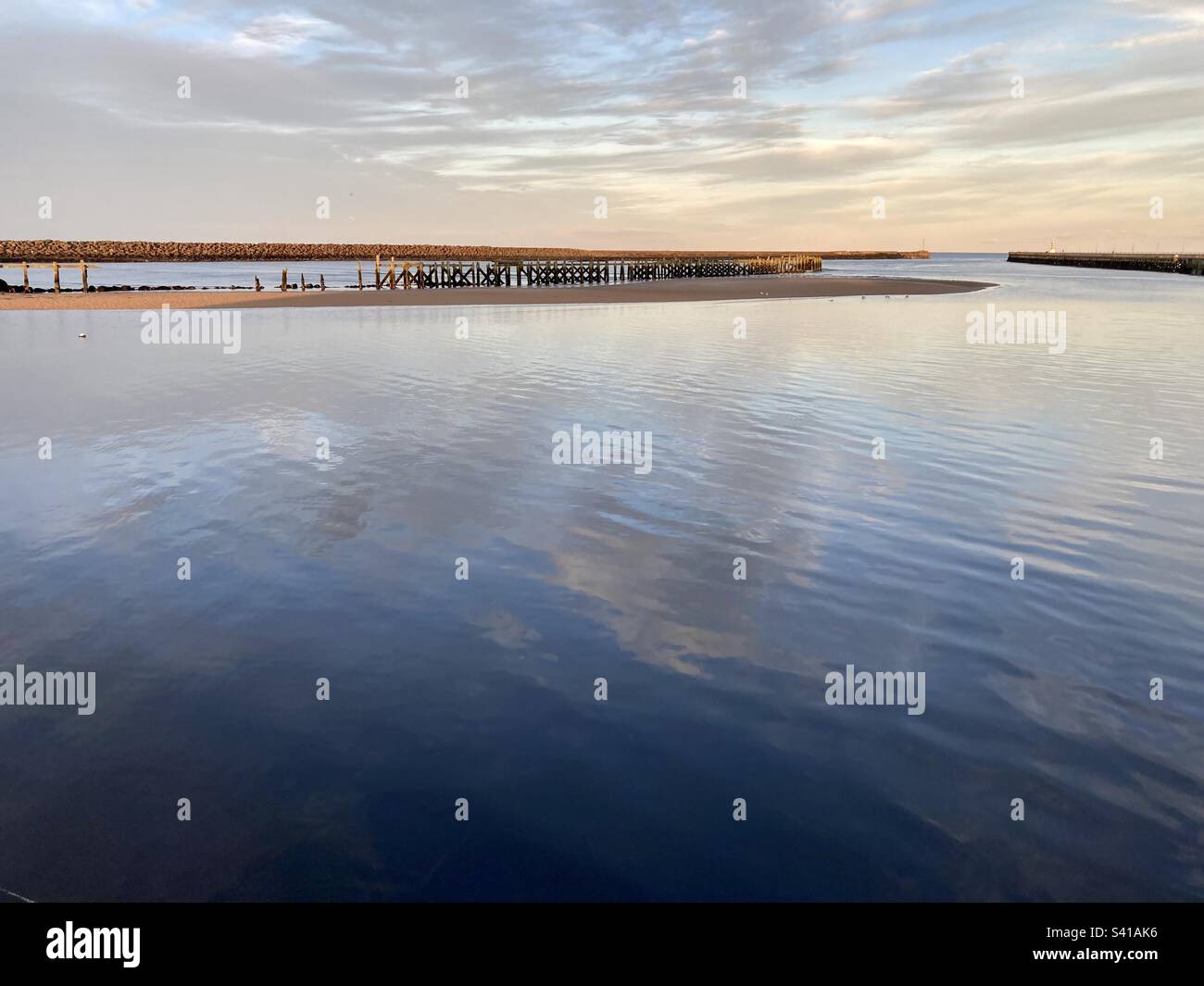 Amble, England - Smartphone Captured Stock Image
