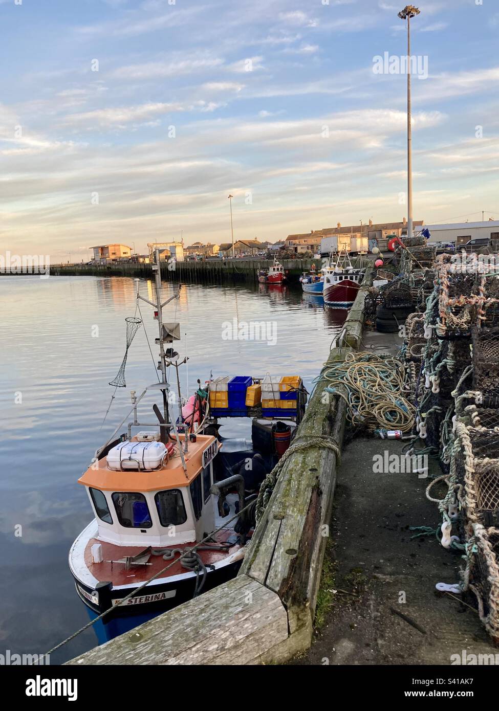 Amble, England - Smartphone Captured Stock Image