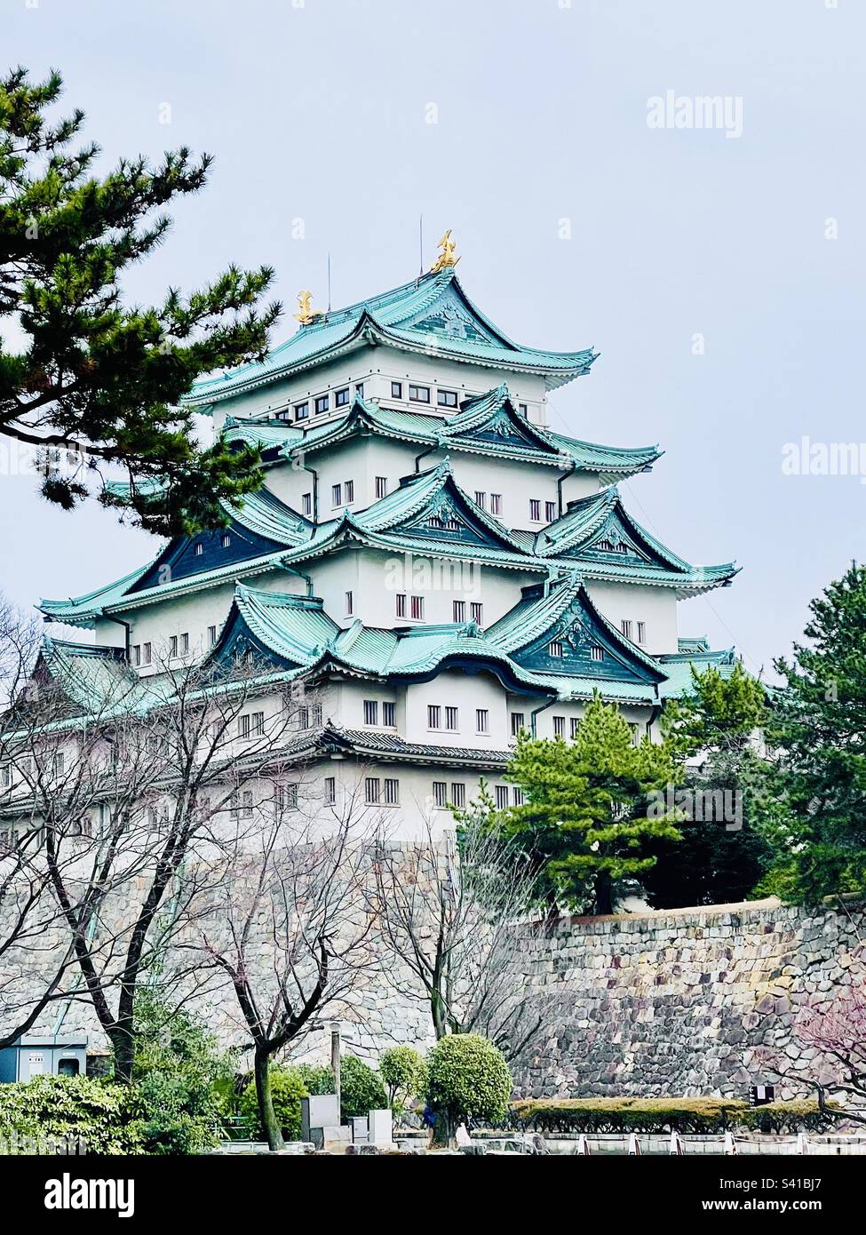 Nagoya castle in Nagoya, Japan. Stock Photo