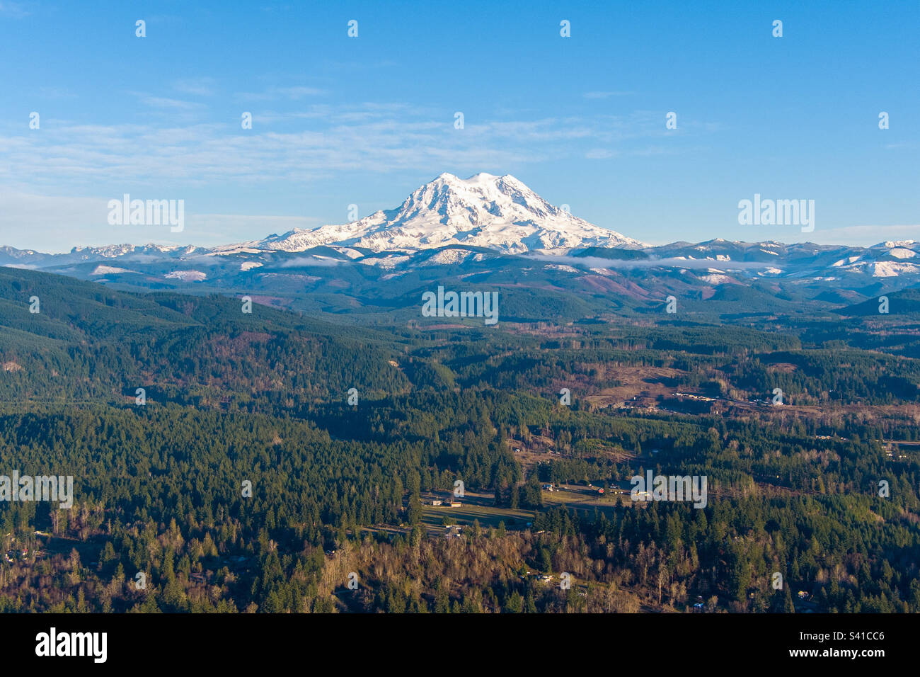 Mount Rainier in Washington state - Smartphone Captured Stock Image