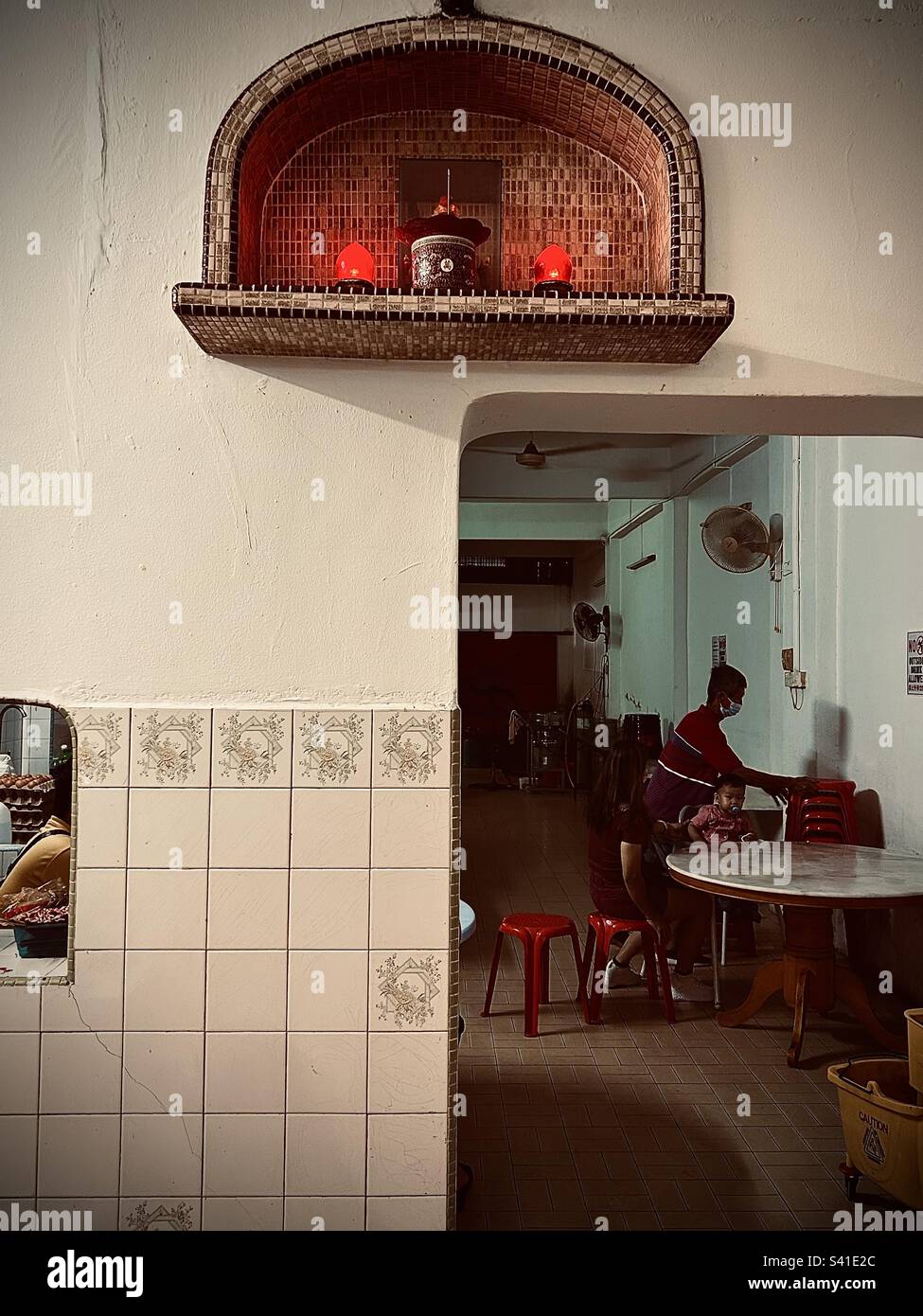 Chinese restaurant in Penang Stock Photo - Alamy