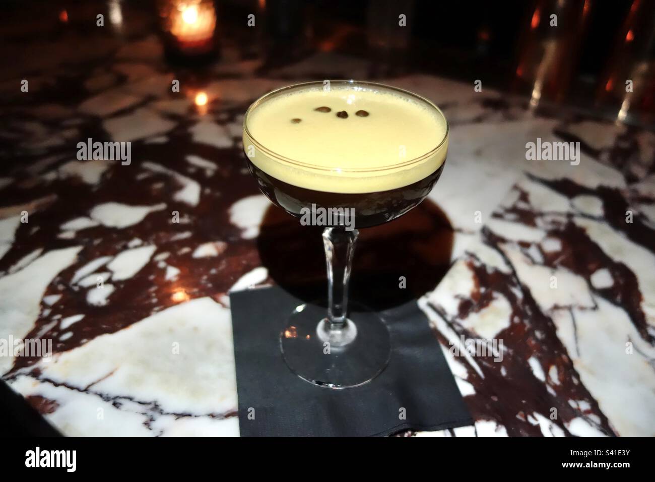 Espresso Martini in NYC Stock Photo Alamy