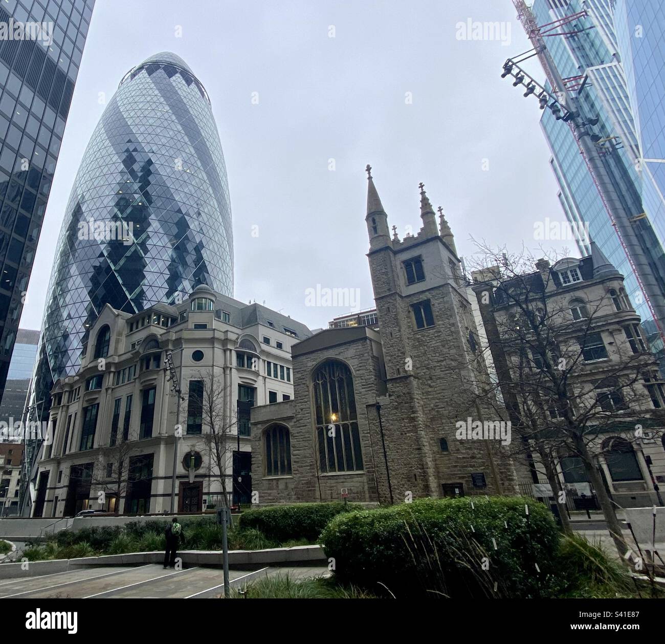 The gherkin. London. - Smartphone Captured Stock Image