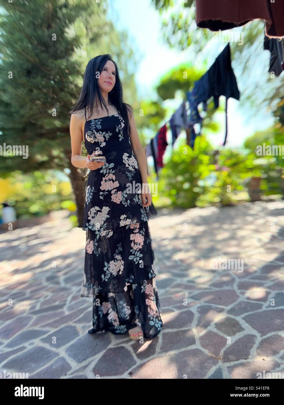 Long dress hi-res stock photography and images - Alamy