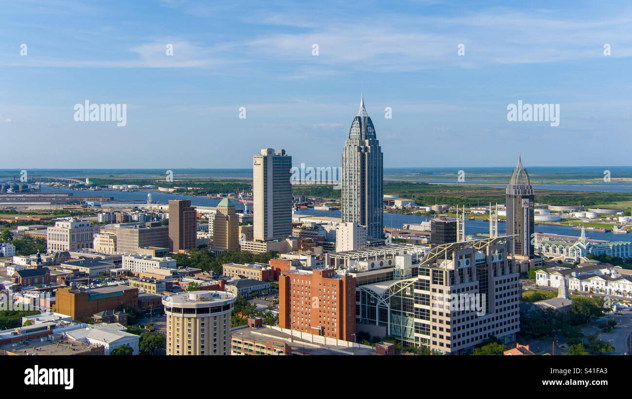 Mobile, Alabama - Smartphone Captured Stock Image