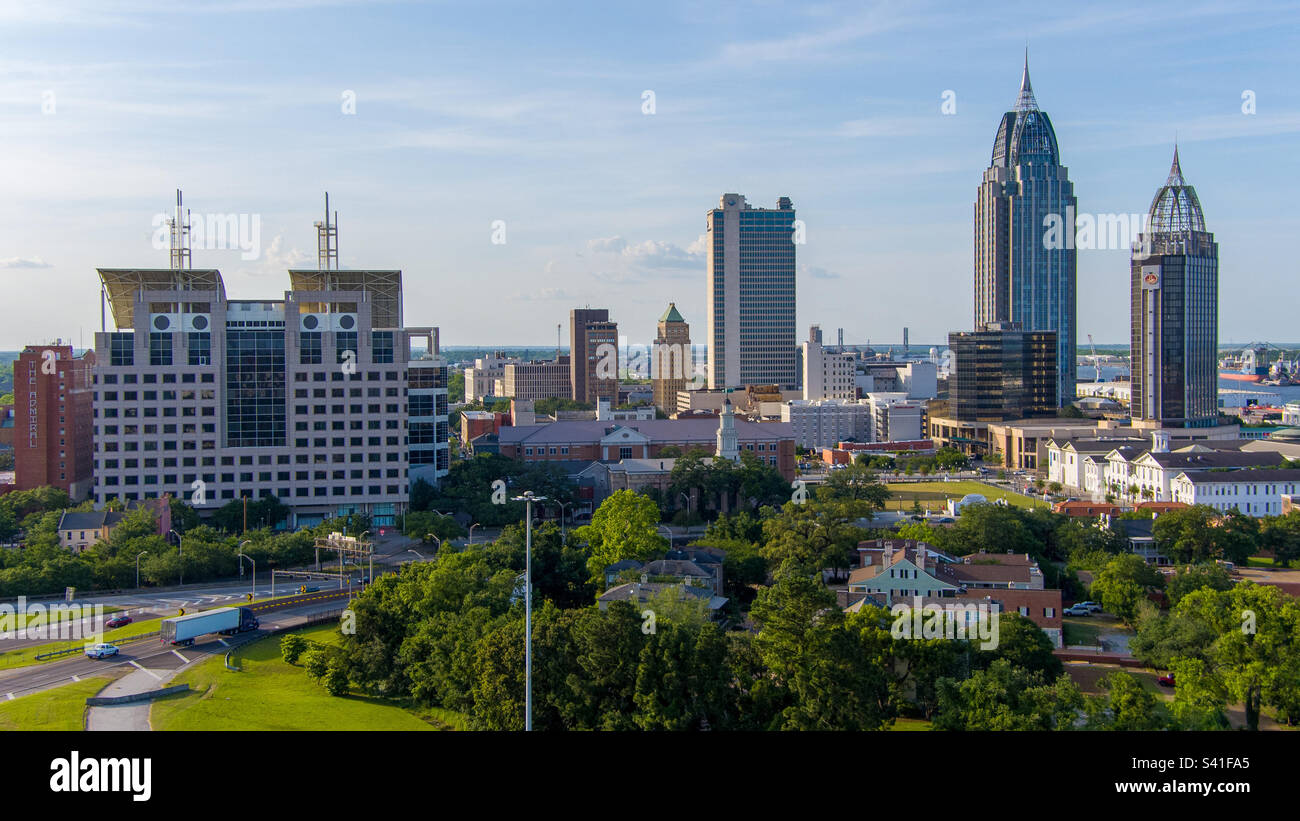 Mobile city skyline - Smartphone Captured Stock Image