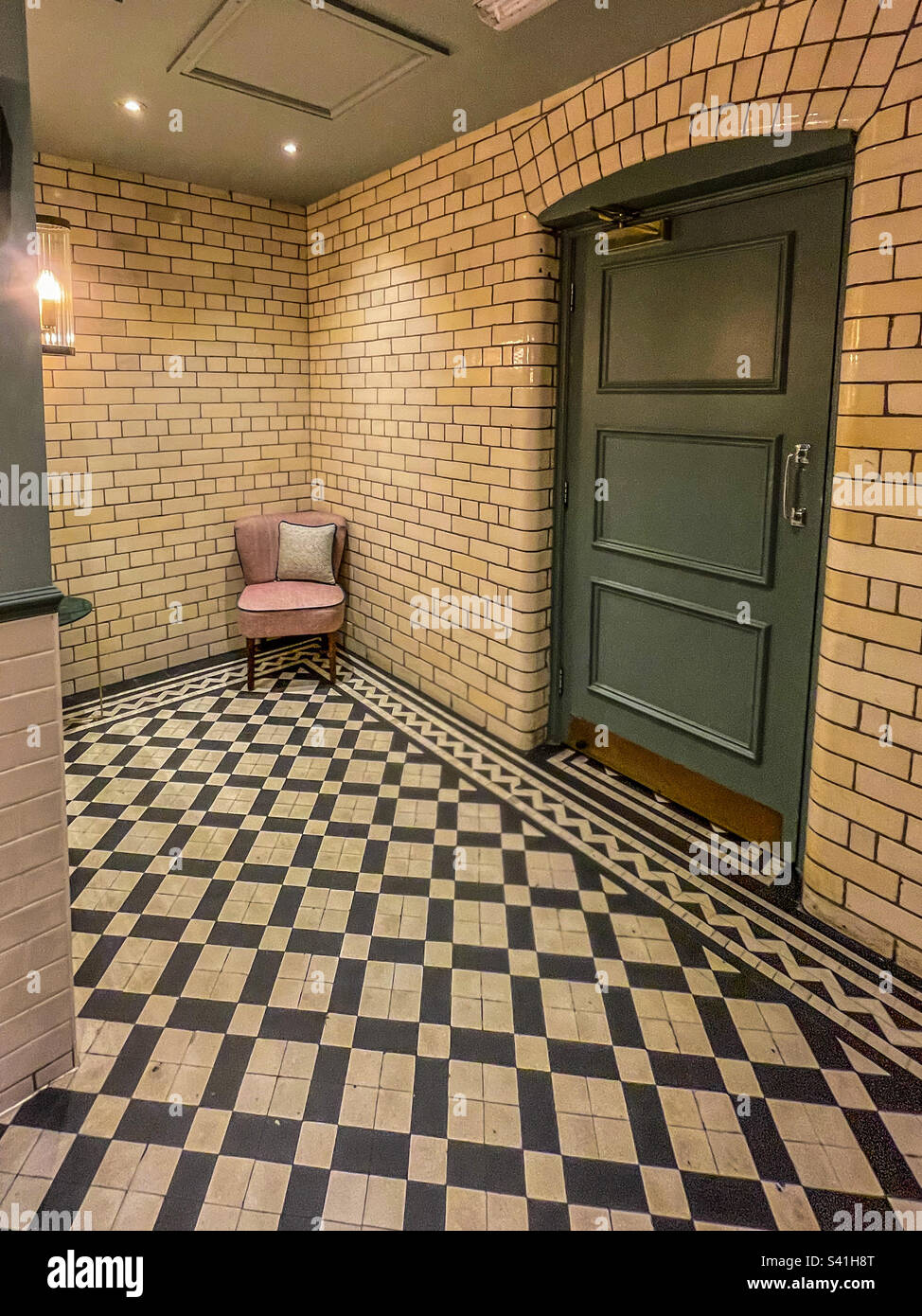 Browns restaurant loo’s, Manchester - Smartphone Captured Stock Image