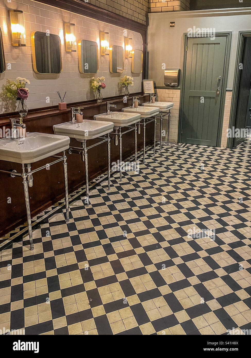 Browns restaurant loo’s, Manchester - Smartphone Captured Stock Image