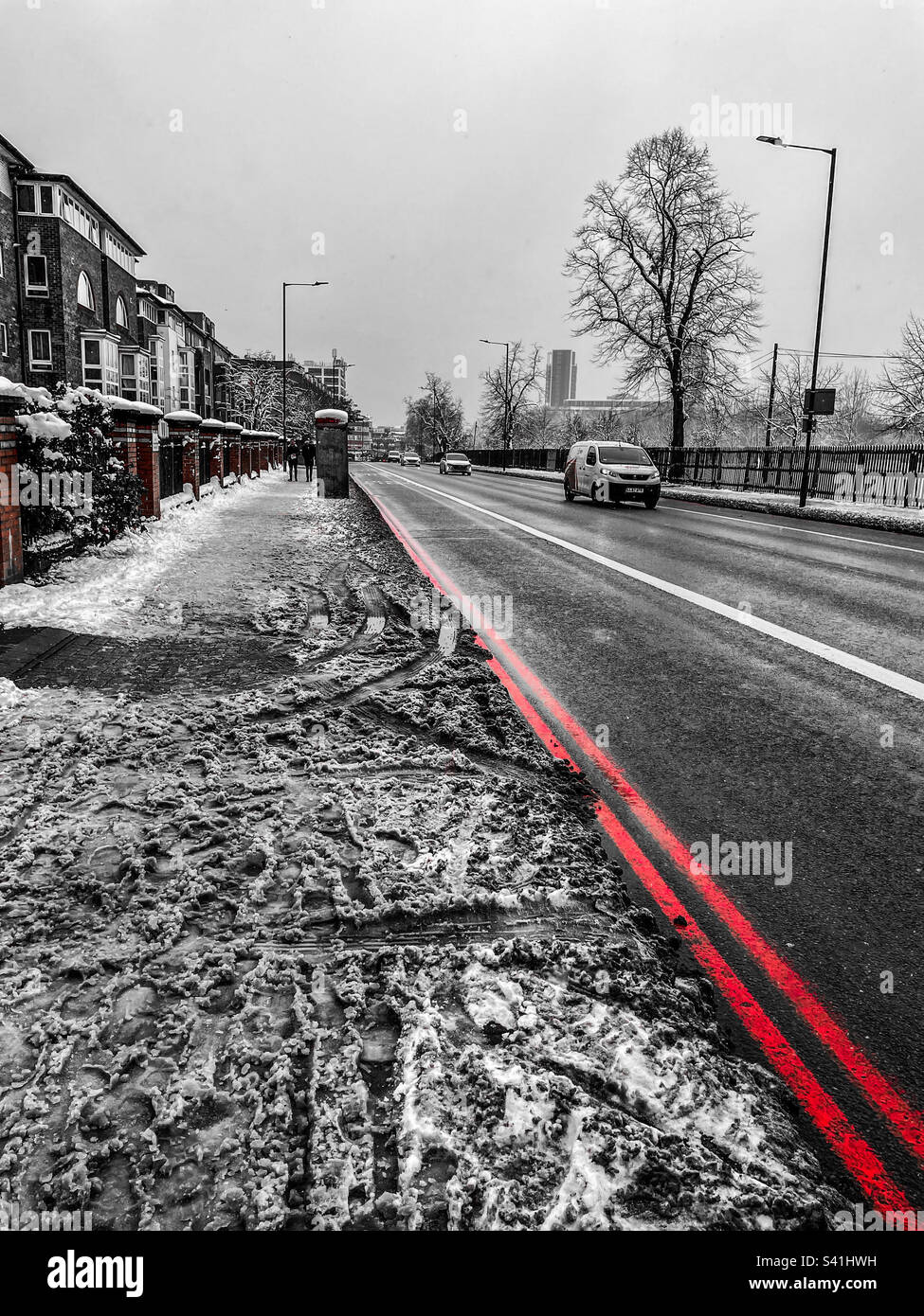 Seven Sisters road, London - Smartphone Captured Stock Image