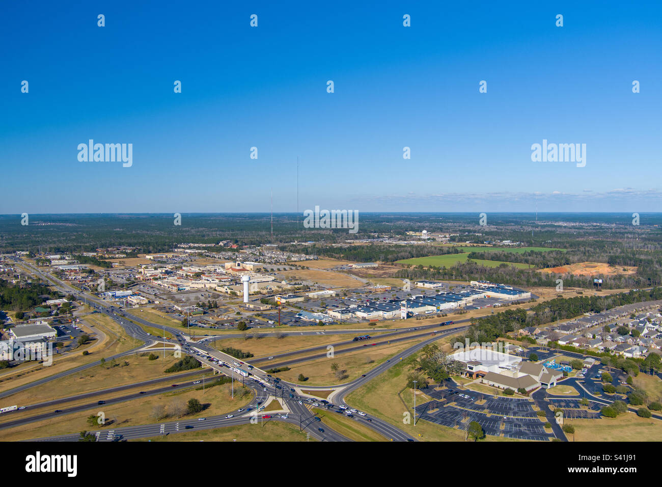 Aerial view of Malbis, Alabama Stock Photo Alamy