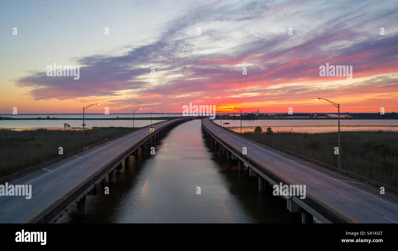 Mobile bay bridge hi-res stock photography and images - Alamy